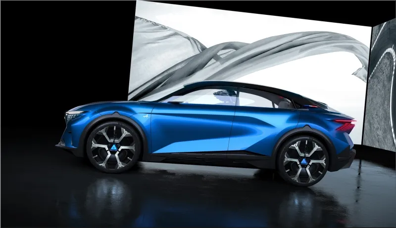 Alpine A390_β electric sports car