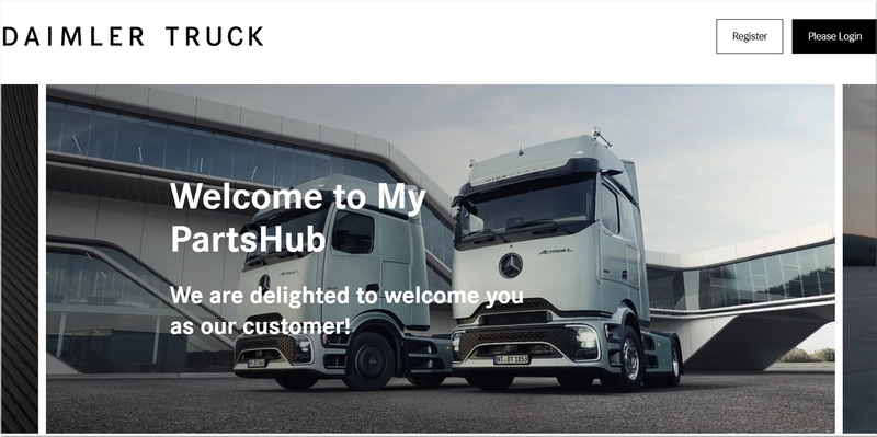 My PartsHub x Truck spare parts