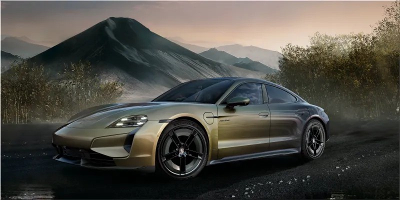 Porsche Taycan Turbo S Celestial Jade