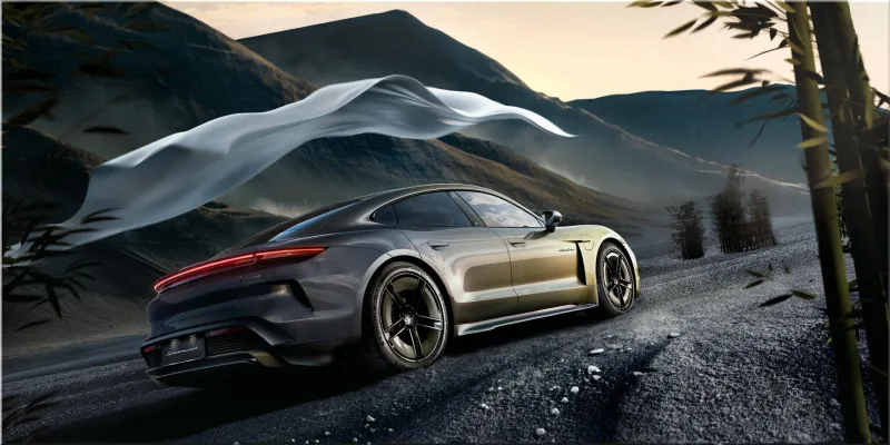Porsche Taycan Turbo S Celestial Jade