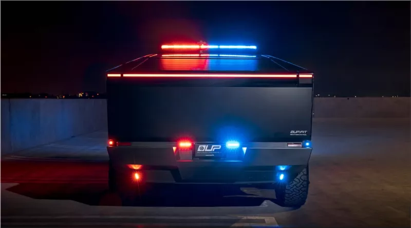 Tesla Cybertruck Police Vehicle