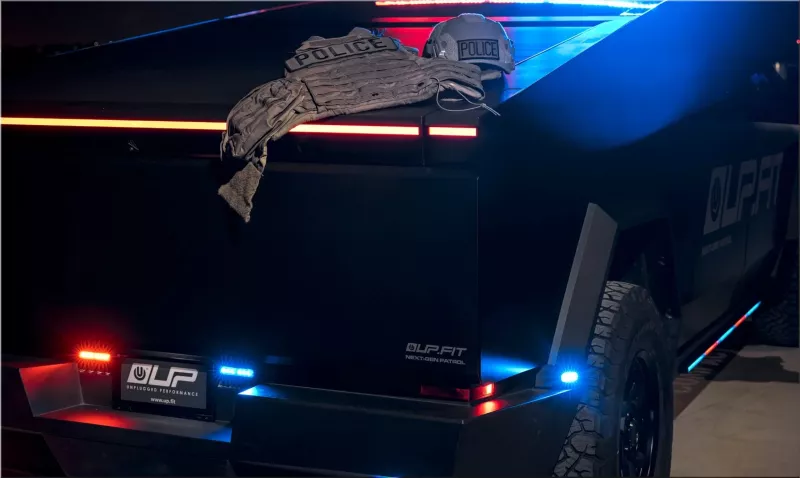 Tesla Cybertruck Police Vehicle