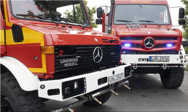 Unimog fire truck