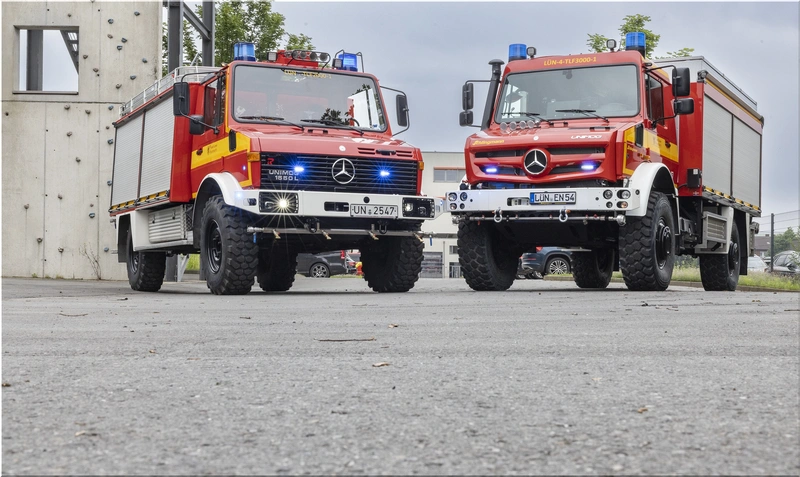Unimog fire truck