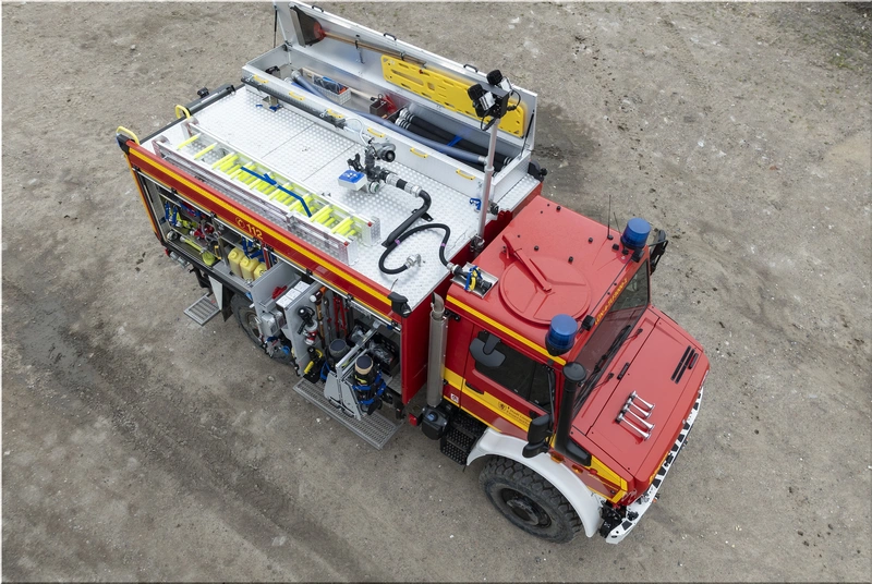 Unimog fire truck