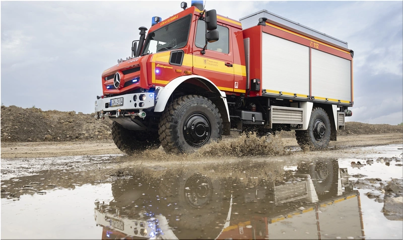 Unimog fire truck