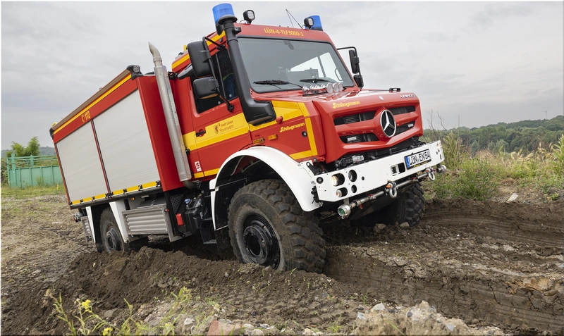 Unimog fire truck