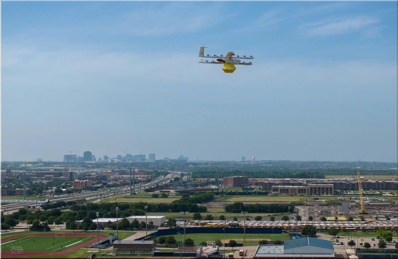 Wing Walmart drone delivery