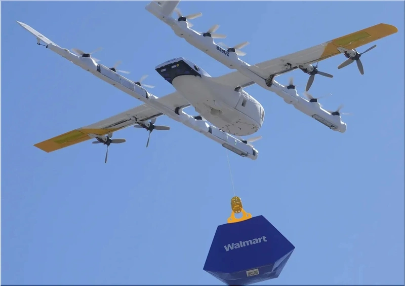 Wing Walmart drone delivery