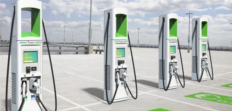 Electric vehicle charging network