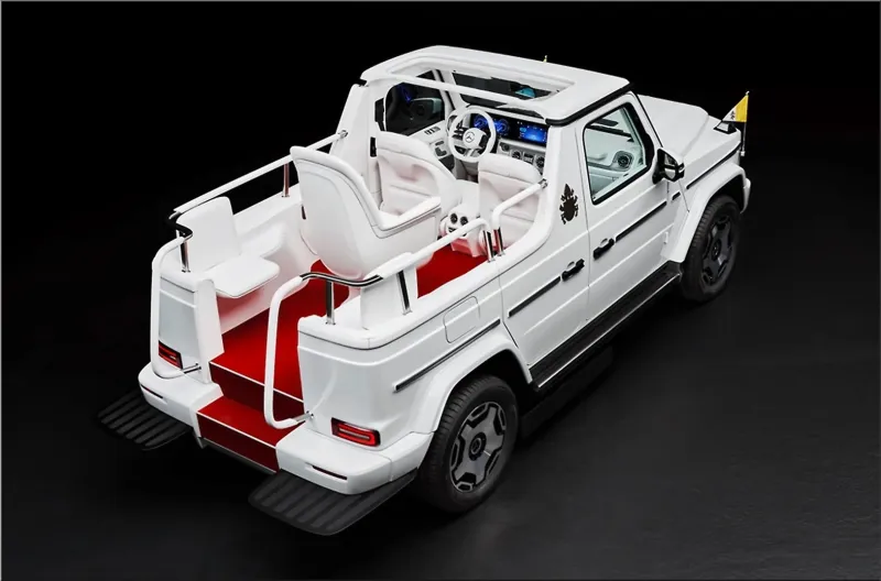 Electric Popemobile Mercedes