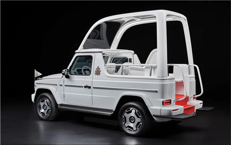 Electric Popemobile Mercedes