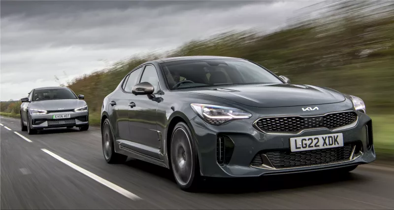 Kia Stinger and Kia EV6 GT