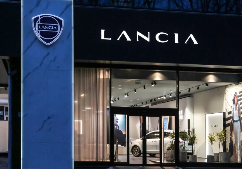 Lancia showroom