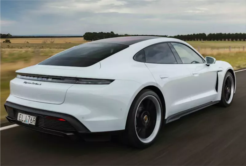 Porsche Taycan electric sports car