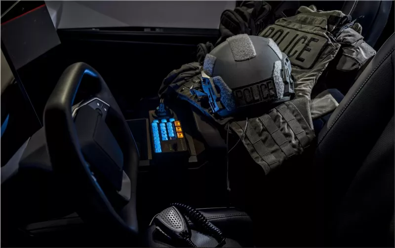 Tesla Cybertruck Police Vehicle