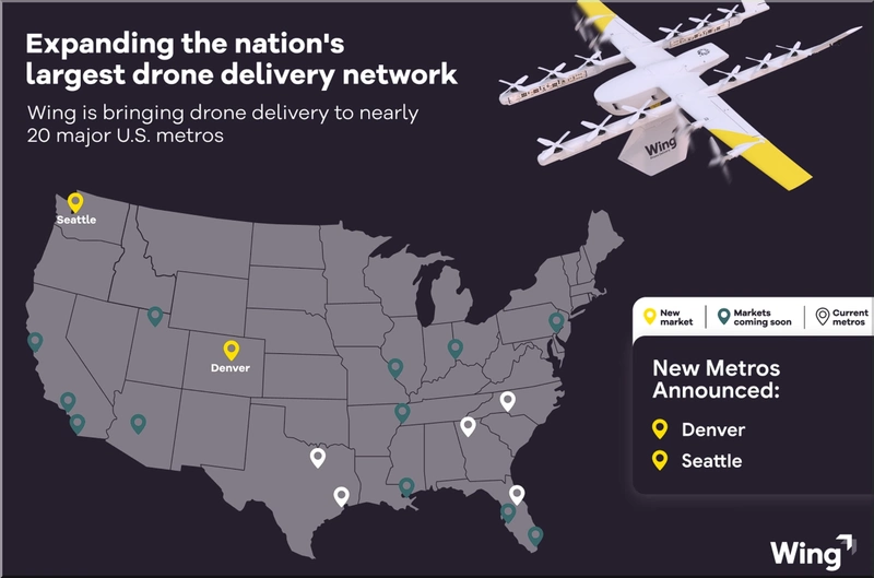 Wing Walmart drone delivery