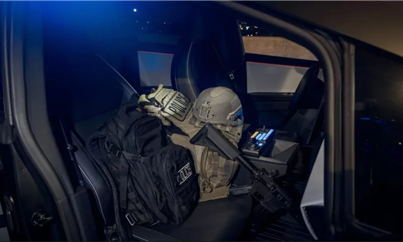 Tesla Cybertruck Police Vehicle