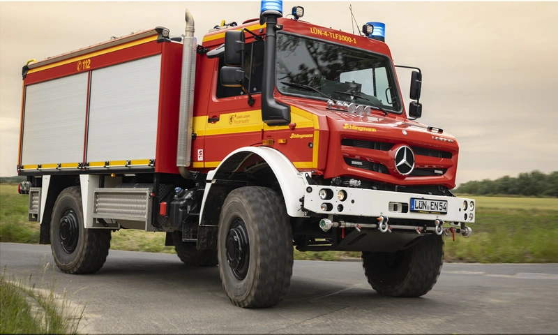 Unimog fire truck
