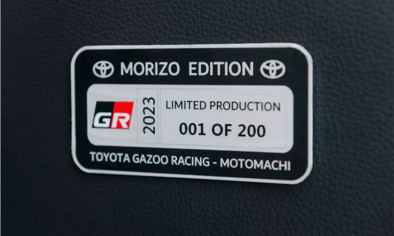 Bid on a One-of-a-Kind 2023 Toyota GR Corolla MORIZO Edition and Support a Good Cause