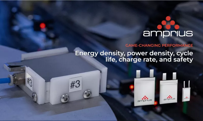 Amprius Breaks the Silicon Anode Battery Barrier with 400 Wh/kg and 10C