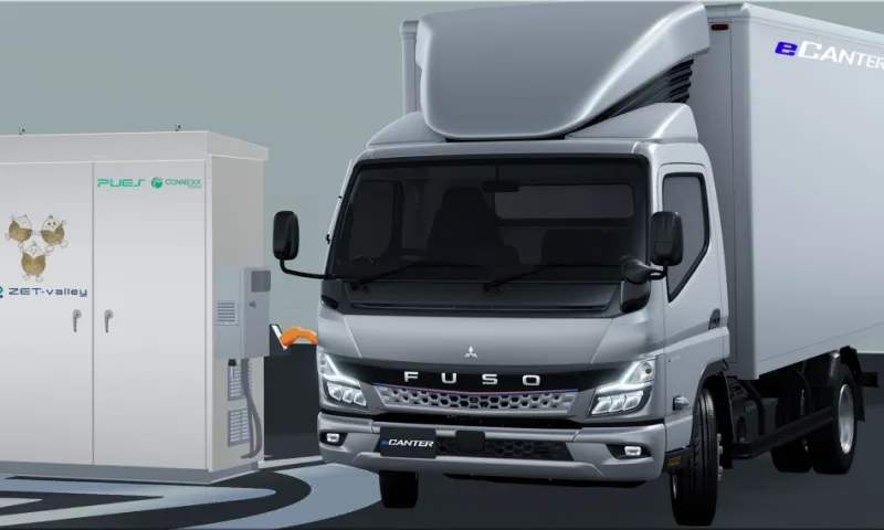 Commercial Fleets Benefit from Recycled eCanter Battery Systems