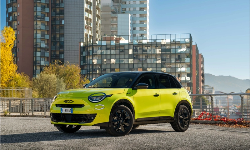 Fiat 600 Sport Debuts With Hybrid and Electric Powertrain Options