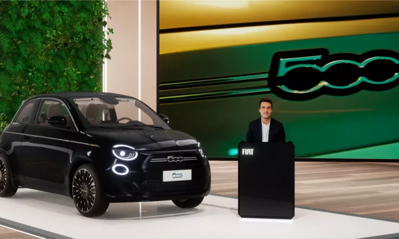 The world's first virtual reality showroom: Fiat Metaverse Store