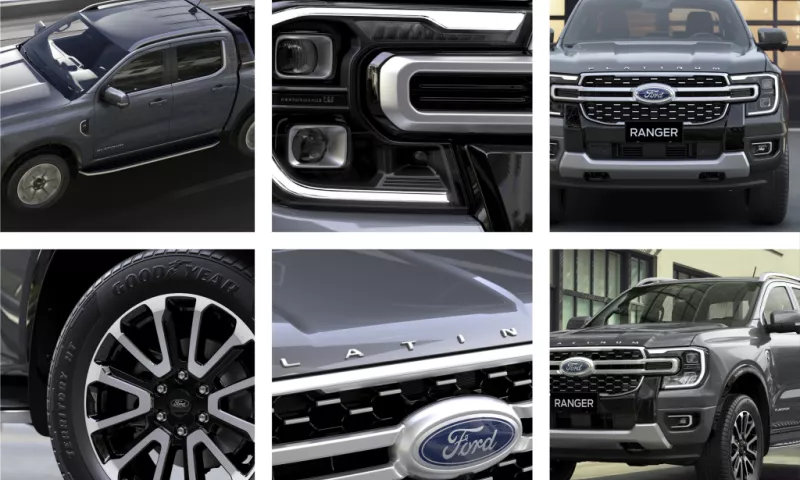 The new Ford Ranger Platinum pickup truck spoils customers