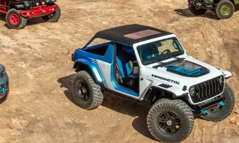 The Jeep Magneto 2.0 is an off-road electric car