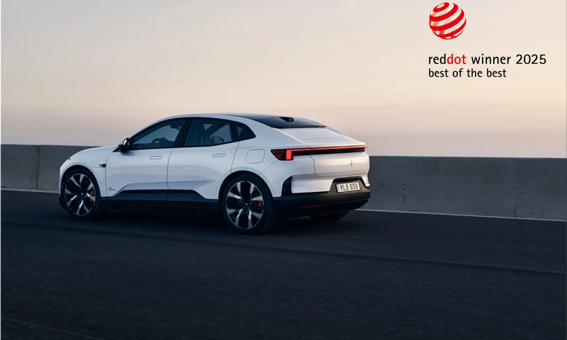 Polestar 4 Awarded Red Dot "Best of the Best" in Product Design