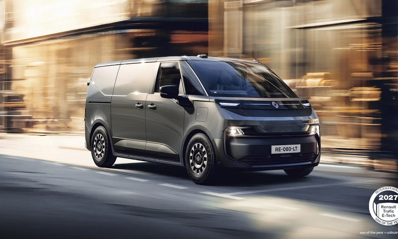 Renault Trafic E-Tech Wins 2027 International Van of the Year