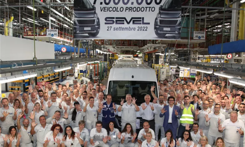 The Sevel plant celebrates 7 million cars manufactured