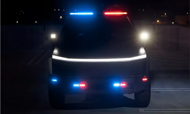 Tesla Cybertruck Police Vehicle