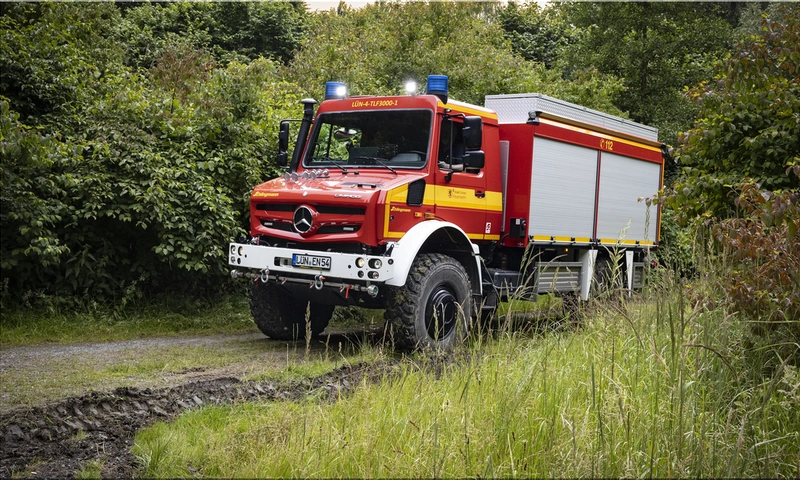 Unimog fire truck