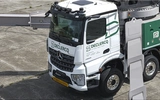 7-Axle Mercedes Arocs 4553K Debuts With 73m Concrete Pump