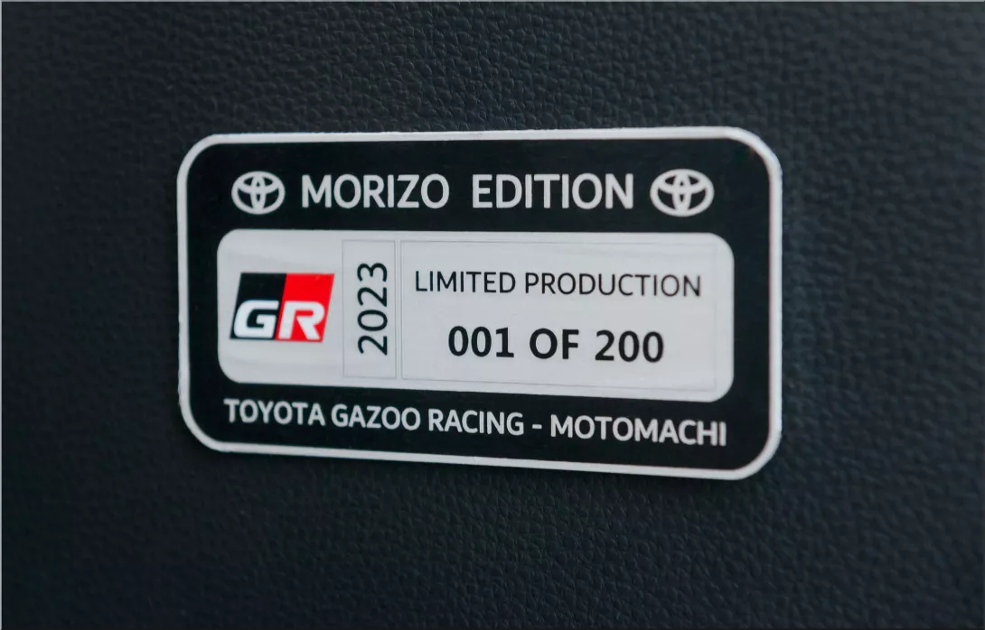 Bid on a One-of-a-Kind 2023 Toyota GR Corolla MORIZO Edition and Support a Good Cause