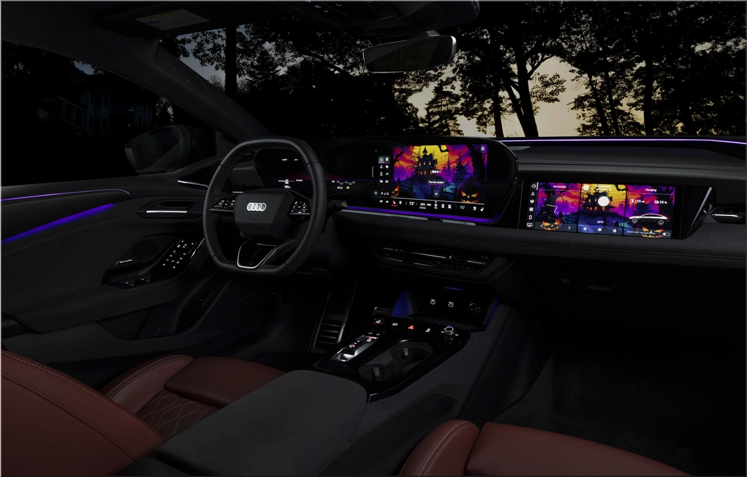 Audi Turns Halloween Into a Digital Drive Experience with New MMI Themes