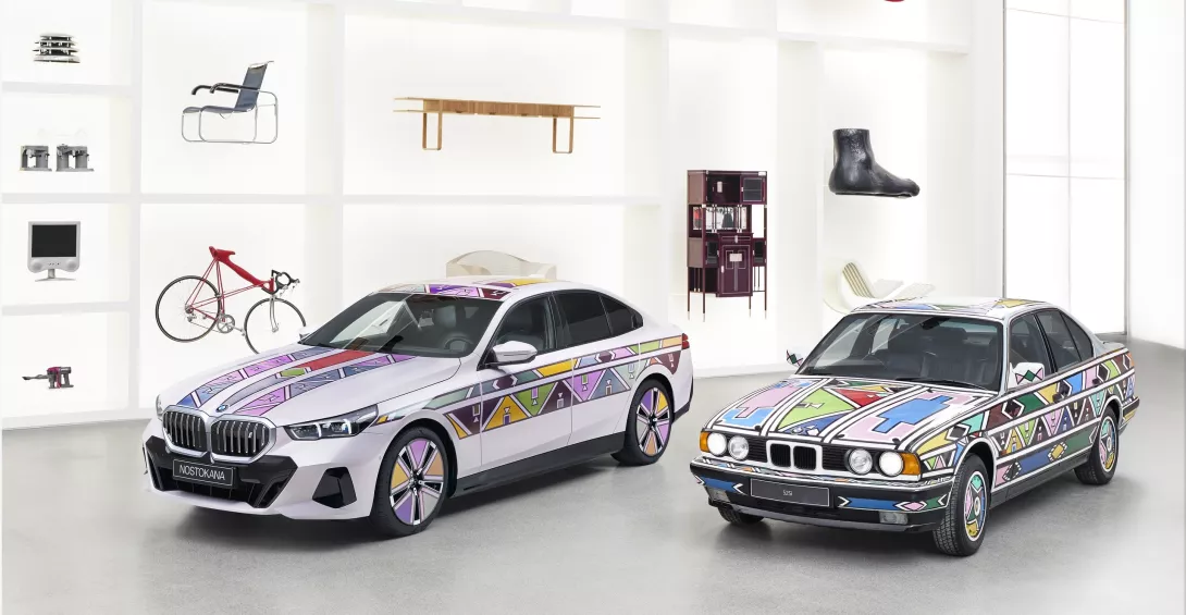 BMW i5 Flow NOSTOKANA: The Art Car That Changes Colors On Demand