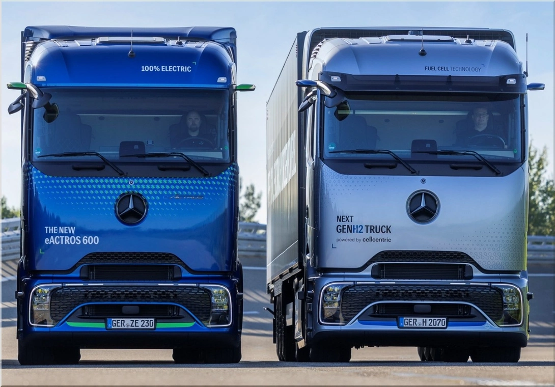 Battery-Electric vs Fuel Cell Trucks