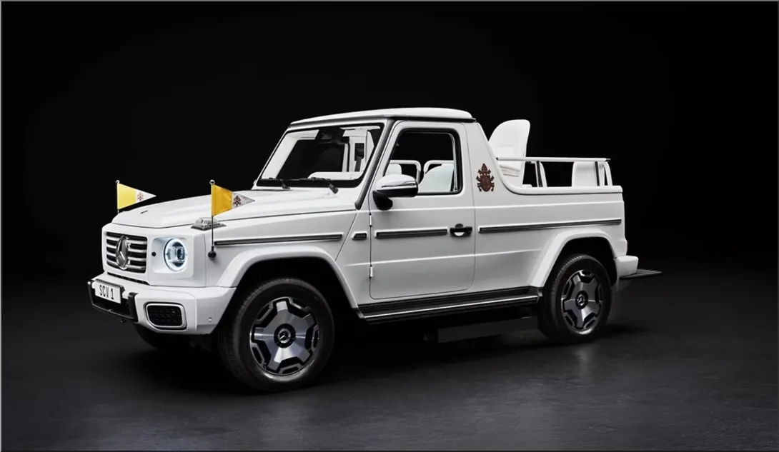 Electric Popemobile Mercedes