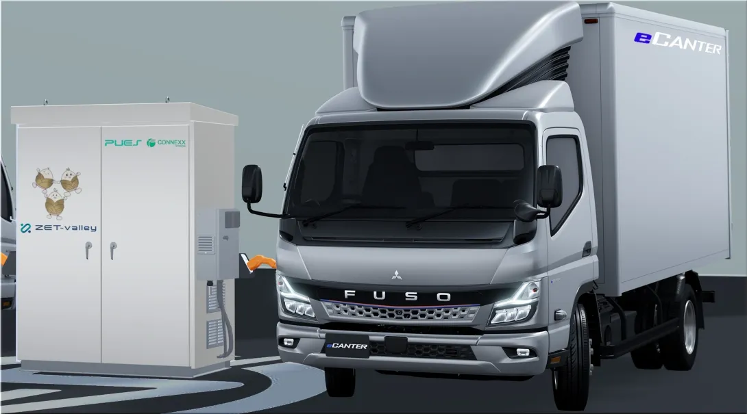 Commercial Fleets Benefit from Recycled eCanter Battery Systems