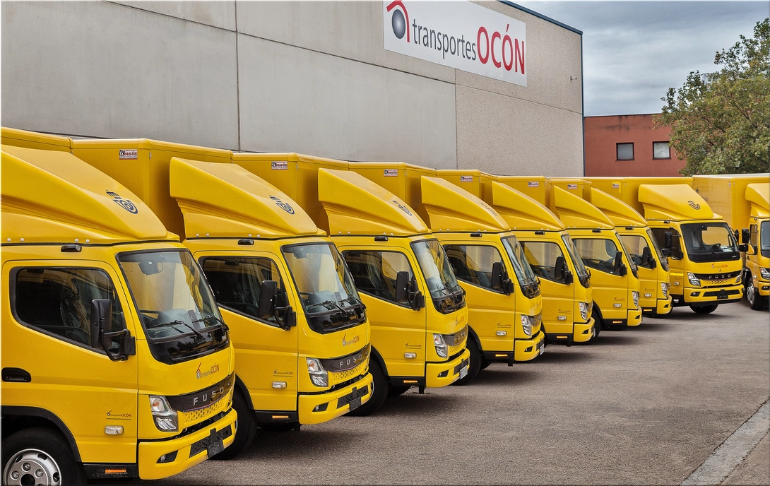 Transportes Ocón Adds 15 FUSO eCanter Electric Trucks to Support Spanish Postal Deliveries