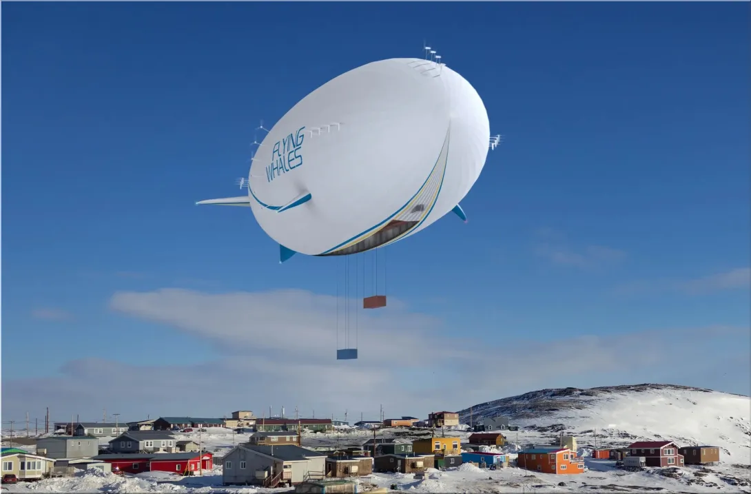 Flying Whales LCA60T hybrid airship