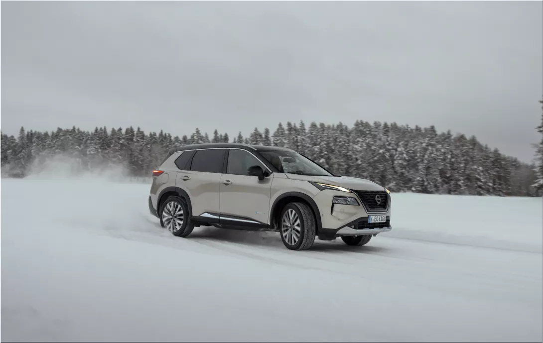  Nissan's e-4ORCE Technology Conquers the Frozen Land of a Thousand Lakes