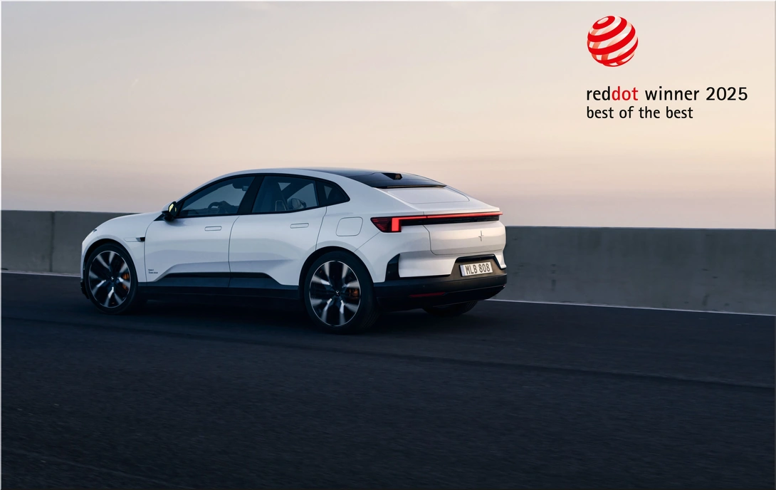 Polestar 4 Awarded Red Dot "Best of the Best" in Product Design