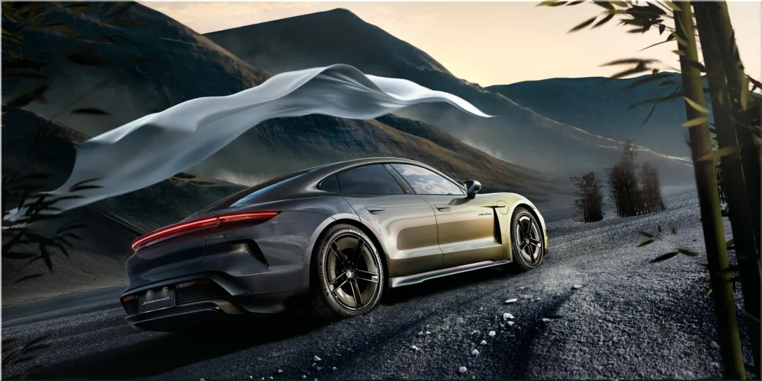 Porsche Taycan Turbo S Celestial Jade