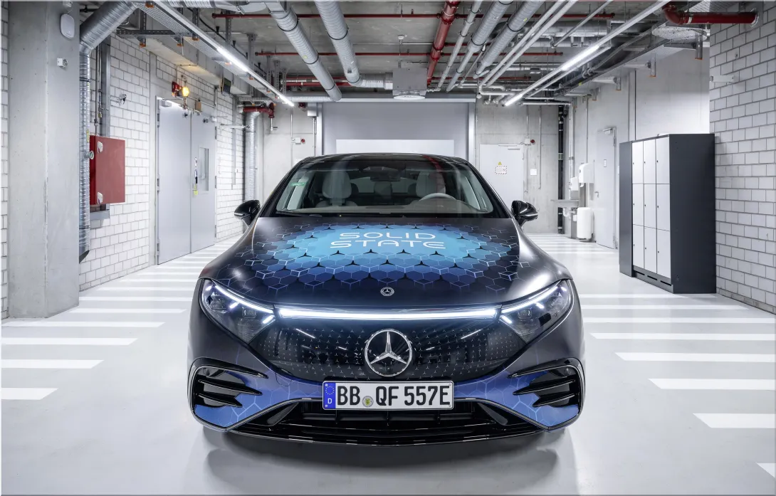 Mercedes-Benz and Formula 1 Engineers Pioneer Solid-State Battery Road Tests